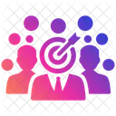 Teamwork Aim Expert Team Professional Occupation Icon