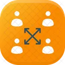 Teamwork Cooperation Support Collaboration Icon