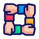 Teamwork Team Collaboration Icon