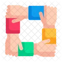 Teamwork Team Collaboration Icon