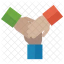 Teamwork Partnership Team Project Icon