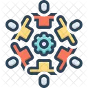Teamwork Teaming Together Icon