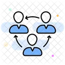 Teamwork Team Collaboration Coworkers Icon