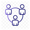 Teamwork Friends Team Icon