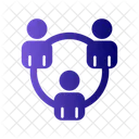 Teamwork Friends Team Icon