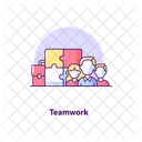 Teamwork Collaboration Business Icon