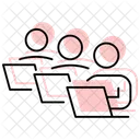 Teamwork Color Shadow Thinline Icon アイコン