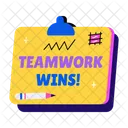 Teamwork Wins  Icon