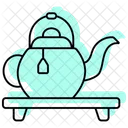 Teapot Color Shadow Thinline Icon Icon