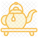 Teapot Duotone Line Icon Icon