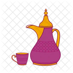 Teapot And Cup  Icon