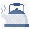 Teapot Tea Kettle Pewter Icon