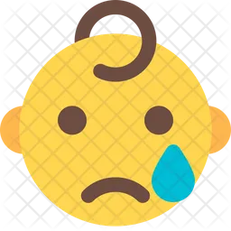 Tear Baby Emoji Icon