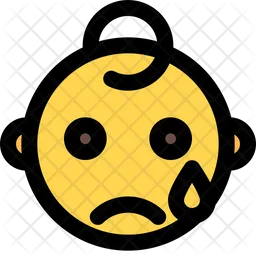 Tear Baby Emoji Icon
