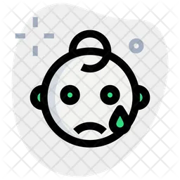 Tear Baby Emoji Icon