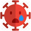 Tear Coronavirus Emoji Coronavirus Icon