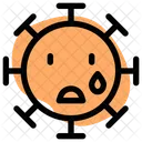 Tear Coronavirus Emoji Coronavirus Icon