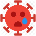 Tear Coronavirus Emoji Coronavirus Icon