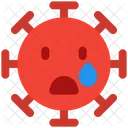 Tear Coronavirus Emoji Coronavirus Icon