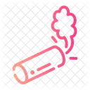 Tear Gas Weapon Bottle War Protesters Demonstration Activism Icon
