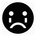 Tear Emoji Face Icon