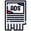 Tear Off Ads Advertising Promotion Icon