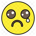 Tearing Emoji Emotion Emoticon Icon