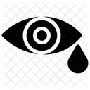Human Eye Crying Tears Icon