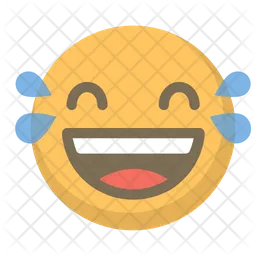 Tears of joy Emoji Icon