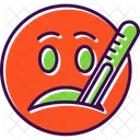Emoji Face Sick Icon