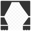 Cortina Teatro Escenario Icono