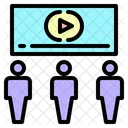 Teatro Cortina Escenario Icono