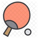 Teble Tennis Ping Pong Racket Icon
