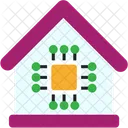 Tech Home Smart Technology Home Automation Icon