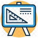 Whiteboard Technical Drawing Icon