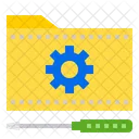Technical Service Folder Tech Service Network Icon