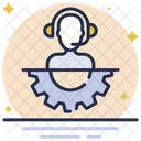 Technical Support Support Management Security Icon