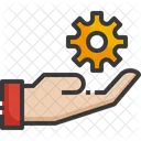 Technical Support Gear Service Icon