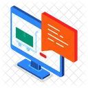 Technical Support Customer Service Computer Tracking Icon