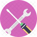 Spanner Wrench Hammer Icon