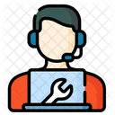 Technical Support Customer Service Communication Icon