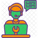 Technical Support Call Office Icon
