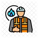 Technician Gas Service Icon