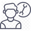 Technician Customer Support Icon