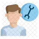 Technician Customer Support Icon