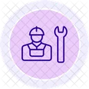 Technician Line Icon Icon