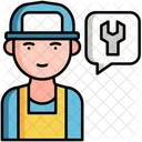 Technician Male Man Service Icon