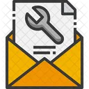 Technische Post E Mail Technischer Support Symbol