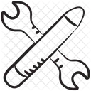 Technische Werkzeuge Setzwerkzeuge Mechanische Werkzeuge Symbol