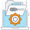 Technischer Service Systemtechnik Systemkonfiguration Symbol